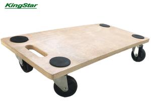 China Small Plywood Dolly Moving Cart For Moving Heavy Objects , Load Up To 200kg wholesale