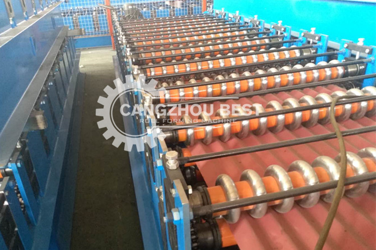 840 850 Double Layer Roofing Sheet Roll Forming Machine For Steel Roofing
