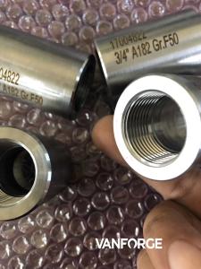 China ANSI / ASTM A182 3000LBS Forged Steel Pipe Fittings Socket Weld Coupling wholesale