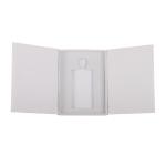 Stripes Texture Cardboard Perfume Packing Box With Gold Printing Double Door