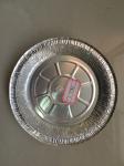 Round Shape 8011 Aluminum Foil Food Container Silver Color