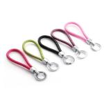 loop rubber car keys keychain keyrings customed logo