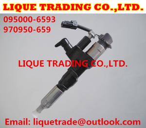 China DENSO Genuine &amp; New 095000-6593, HINO fuel injector J08E 23670-E0010 wholesale