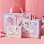 Book Type Large Gift Boxes Luxury Gift Boxes Cute Animal Pattern With Handle