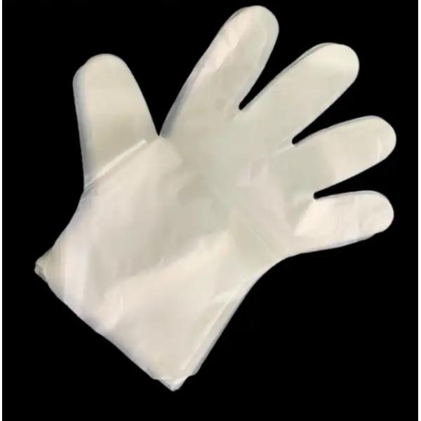 Transparent Biodegradable Disposable Gloves Middle Size 100pcs/Box for Parties