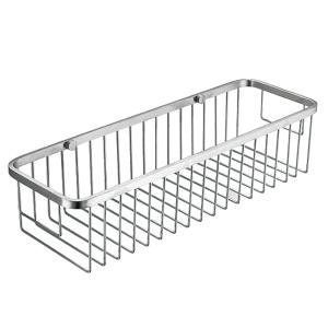China Multi Funciton Bathroom Storage Baskets Save Space Mirror Polished Shower Shelf wholesale