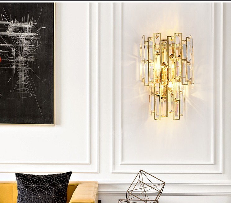 Gold Luxury Design Indoor Decoration Modern Wall Light