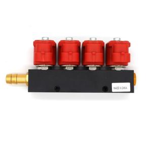 China 4 Cylinder Engine LPG CNG Injector Rail LVTK04 For Automobiles wholesale