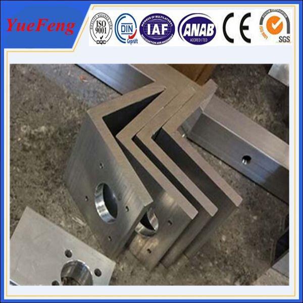 China top aluminium pieces manufacturers perfil aluminium drilling,cnc
