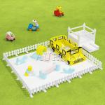 Custom All White Small Size Indoor Playgrounds Soft Play Equipment For Party