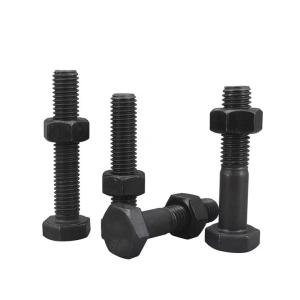 China M6-M36 DIN933 Hex Bolt Screws Hex Nut Fasteners with Plain Finish wholesale