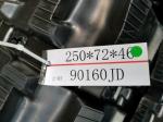 Hard Black Continuous Rubber Track 250×72×45 For Excavator Nissan N6
