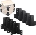 15.5kg Heavy Duty Workbench Bracket Kit Sturdy Steel Brackets Powder Coated
