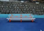Blue Portable Outdoor Aluminium Bleachers For Pool / Inside Gym