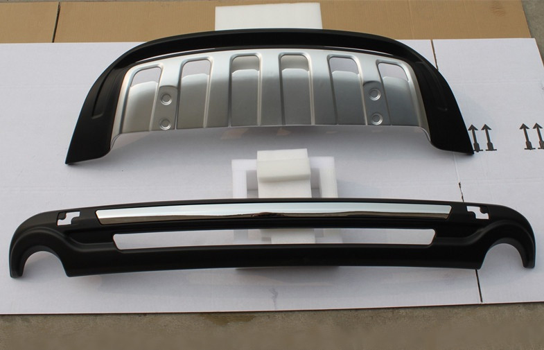 Customized Audi Q7 2010 - 2015 Face Lift Front Guard and Rear Bumper Protector