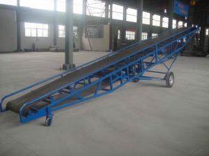 China High Efficiency Rubber Concrete Conveyor Belt Width 800 Mm Customized Color wholesale
