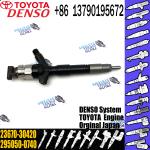 295050-0800 TOYOTA Fuel Injector 23670-0L110 Diesel Fuel Injector