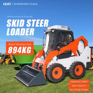 China Fast Delivery Skid Steer Skid Steer Loader Multifunctional Hydraulic Compact Skid Steer Loader With Track wholesale