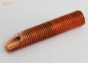 China Cold Worked Extruded Copper Fin Tube for Solar Heating Systems wholesale