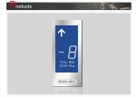 6 Inch Elevator LCD Display Boards with Marvelous Look 130 x 75mm