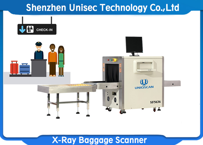 High wire resolution and steel penetration economic single view X-ray baggage scanner