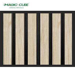 China Modern Design Veneer Finish Custom Akupanel Wooden Slat Acoustic Panels for Soundproofing wholesale