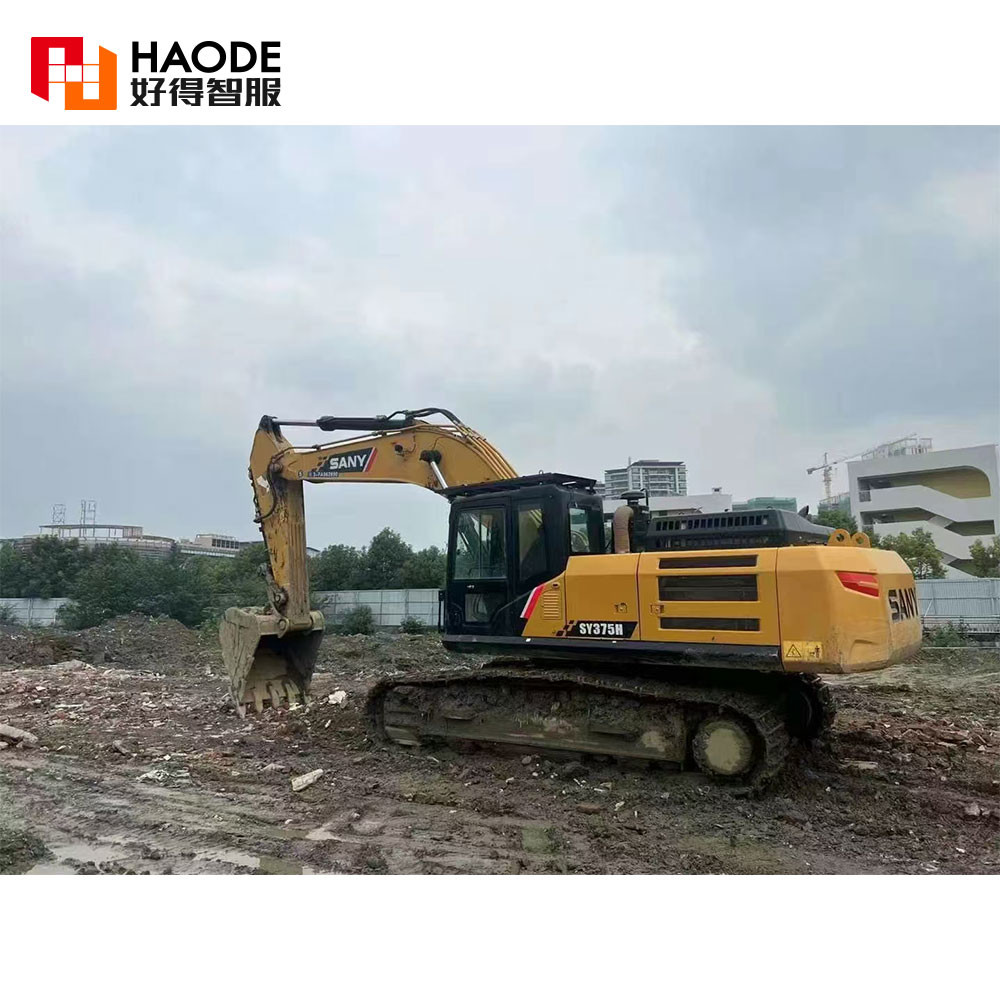 Earthmoving Machinery Construction Equipment Excav Digger Crawler Excavator Sany 375 Used 37ton Used Large Excavators