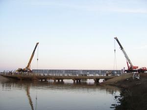 China Prefabricated Steel Girder Bridge Concrete Deck For Temporary on sale