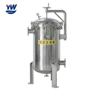 China SUS304 SUS316 Stainless Steel Multi Bag Filter Housing For Water Treatment wholesale