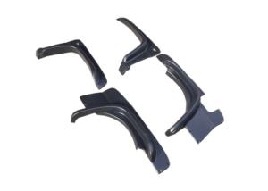 China ABS Black Plastic Riveted Fender Flares NO Drill Installation For Suzuki wholesale