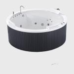 Outdoor Hot Tub Whirlpool Round Jacuzzi Tub Ozone Deep Freestanding 1500mm