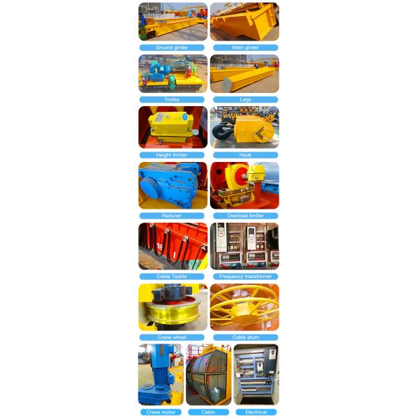 50t~800ton Rail Gantry Crane Shipbuilding Crane Multiple Functions