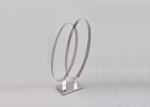 Mirror Finished Stainless Steel Metal Belt Display Stand / Belt Display Hanger