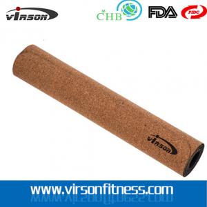 China Ningbo Virson eco yoga mat,cork yoga mat,leather yoga mat. cork TPE yoga mat wholesale