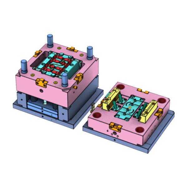 OEM / ODM : Precision Injection Molding & Transparent earphone charging box left bracket (1*4) No.24199