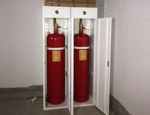 China 120L Fm200 Gas Fire Suppression System Flooding Gas Fire Protection Cabinets wholesale