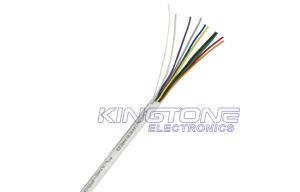 China 0.20mm2 Security Alarm Cable Solid CU / CCA / TCCA Conductor Unshielded in 100M wholesale