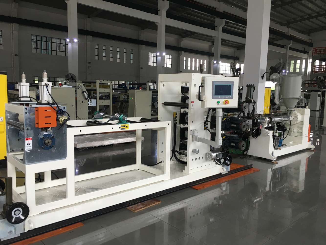 AFSJ-350mm PLA  Sheet Extrusion Machine , Produce PLA Sheet For Laboratory Experiments