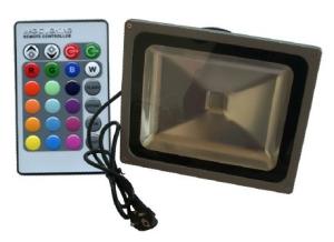 China OEM AC100 - 240V, 50 / 60 HZ, IP65 RGB Led Flood Lights 30W with Die Casting Aluminum wholesale