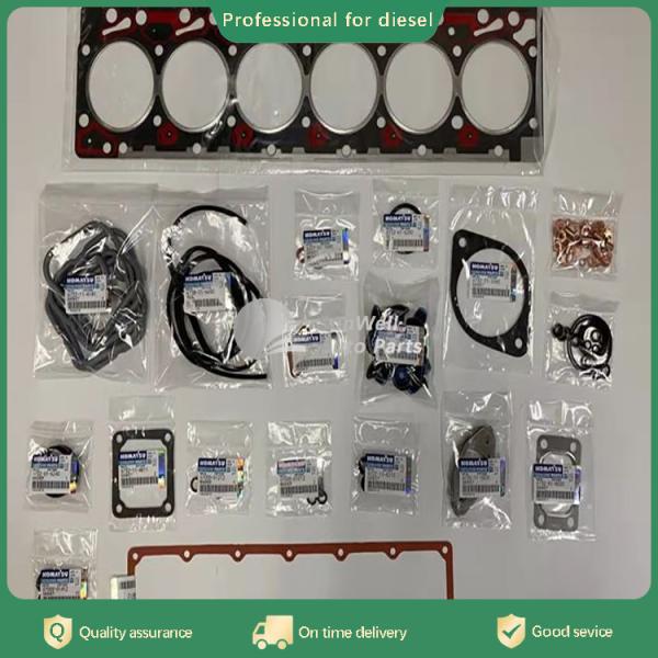 High quality for diesel engine PC200-7 S6D102 excavator spare parts Lower gasket