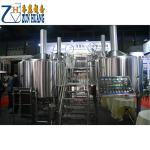 2000L Micro Beer Brewing Equipment Beer Mash System 4 Vessels