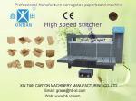 Recycled Corrugated Cardboard Box Stapler Carton Stitching Machine