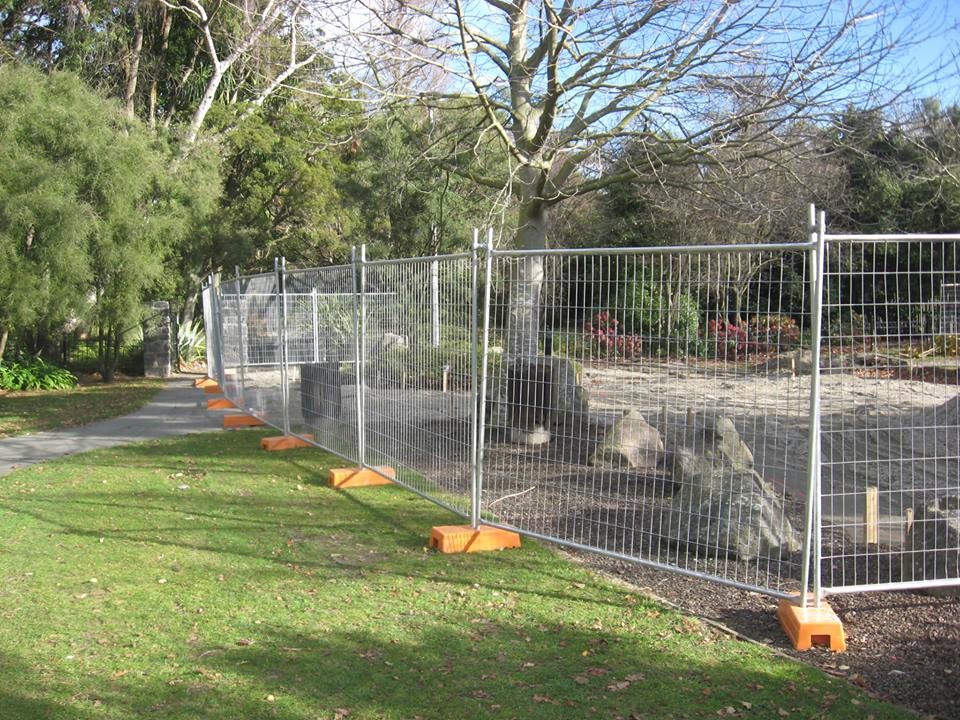 Hot Dip Galvanised 2.1x2.4m Temporary Steel Fencing For Construction Site