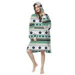 100% Polyester Customized Wearable Blanket Hoodie Oversized Fleece Hooded