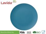 Restaurant Bamboo Biodegradable Plates Navy Blue Heat - Resistance Smooth