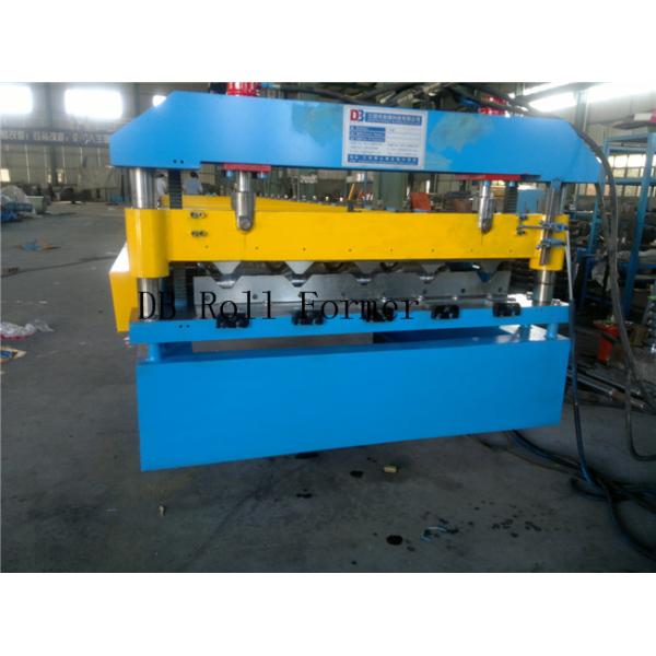 850 Roof Panel Roll Forming Machine With Hydraulic Control System For Sporting Goods