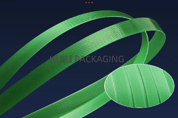Automatic PET strapping belt 16mm green PET packaging strap for handheld strapping tools