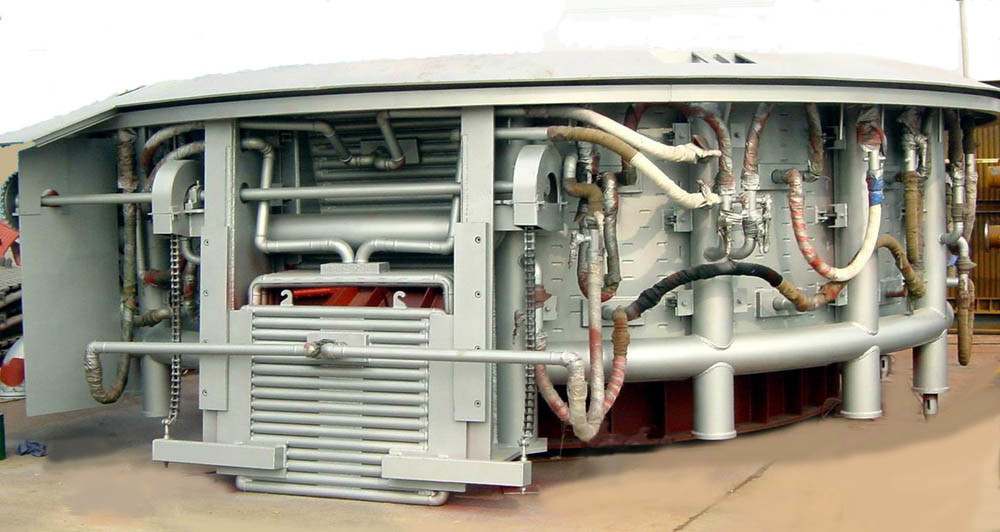 Argon Oxygen Water Wall Panels SS 304 Body High Capacity With Water Cooling System