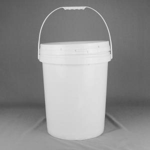 China White Reusable 5 Gallon Plastic Buckets Empty 5 Gallon Buckets With Lids wholesale