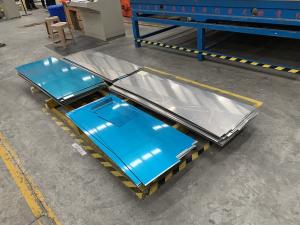 China 14 Gauge 1050 Grade Aluminum 4x8 Sheet Slit Edge wholesale